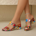 Sandalias "Jewel Glam" con Tacón de Bloque