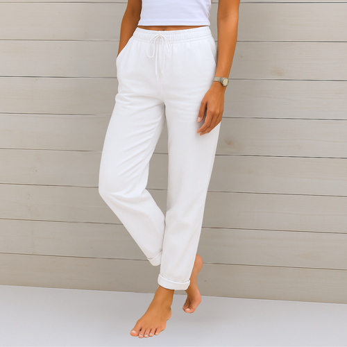 Breezy | Pantalones de Lino Premium con Stretch