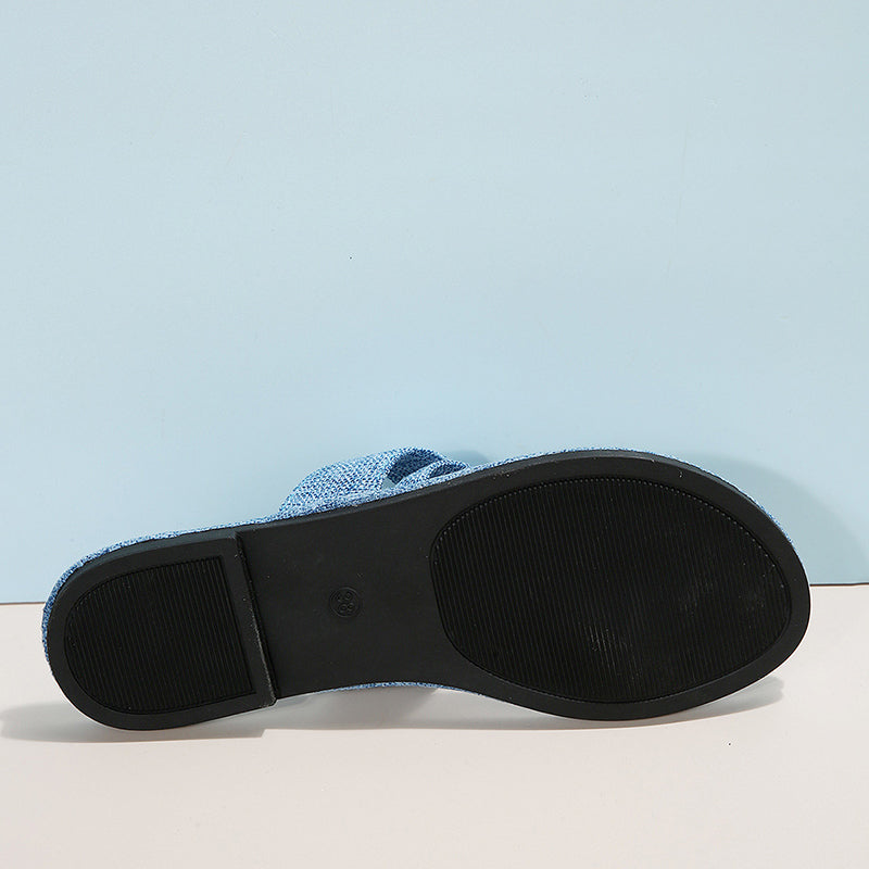 Sandalias Minimalistas "Summer Denim"