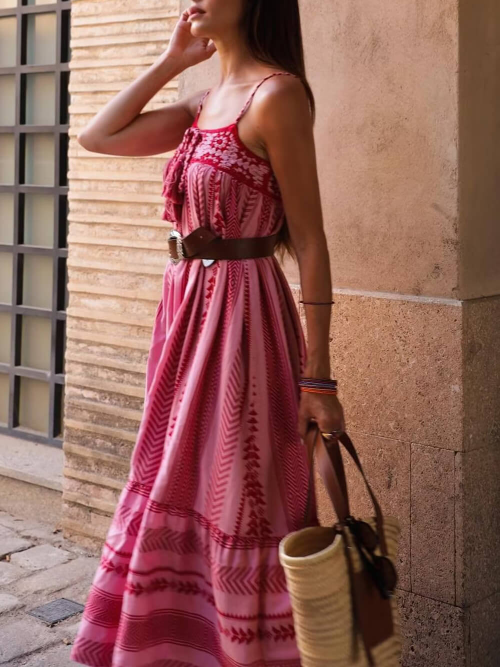 Itzamara /Vestido Maxi Boho Artesanal