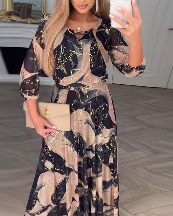 Maxi Vestido Estampado Yerem