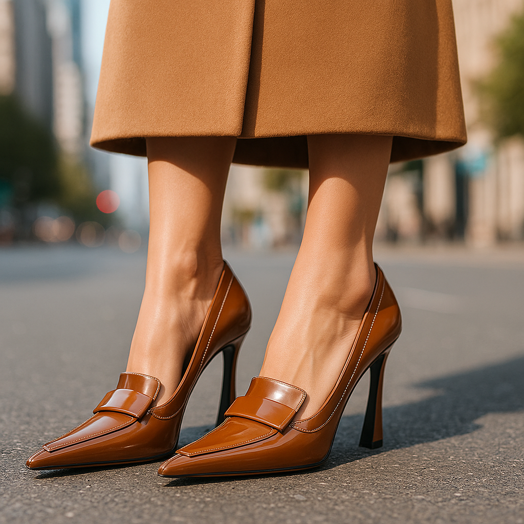 LENORA | Tacones lofaer con punta afilada