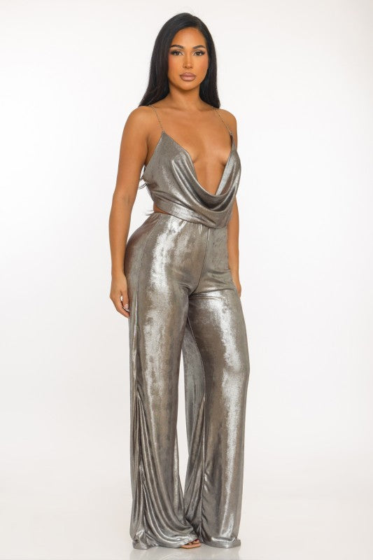 Conjunto Metallic Glamour