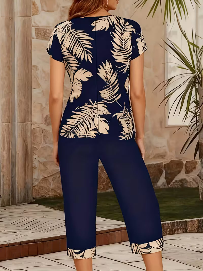 Conjunto Estampado "Isla Azul"