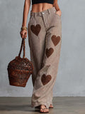 Pantalón Pana Heart Vibes