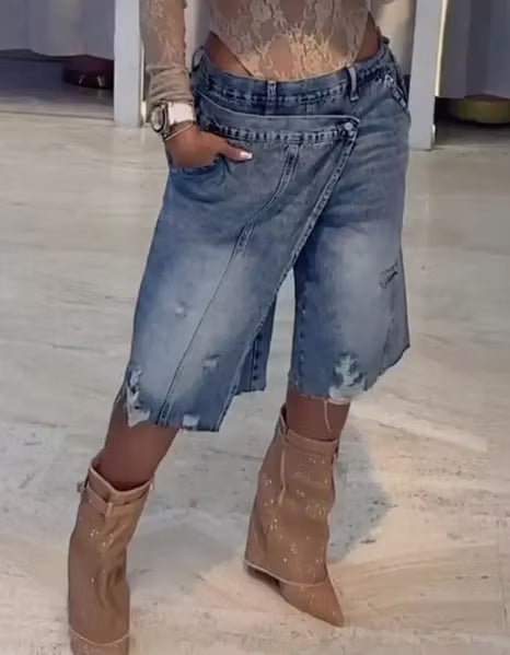 Greisy /Pantalón Skort Asimétrico