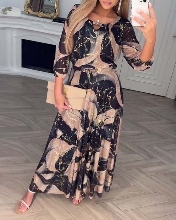 Maxi Vestido Estampado Yerem