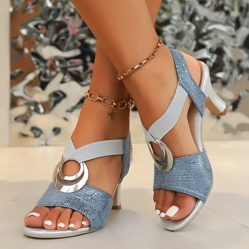 Indira | Sandalias de tacón alto ortopédicas