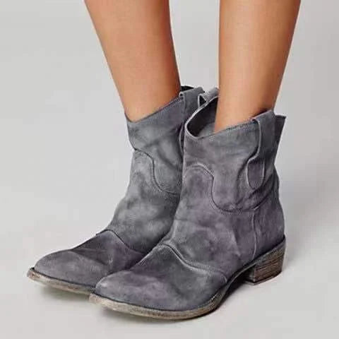 CARLOTTA | Botines de mujer en suave ante con estilo