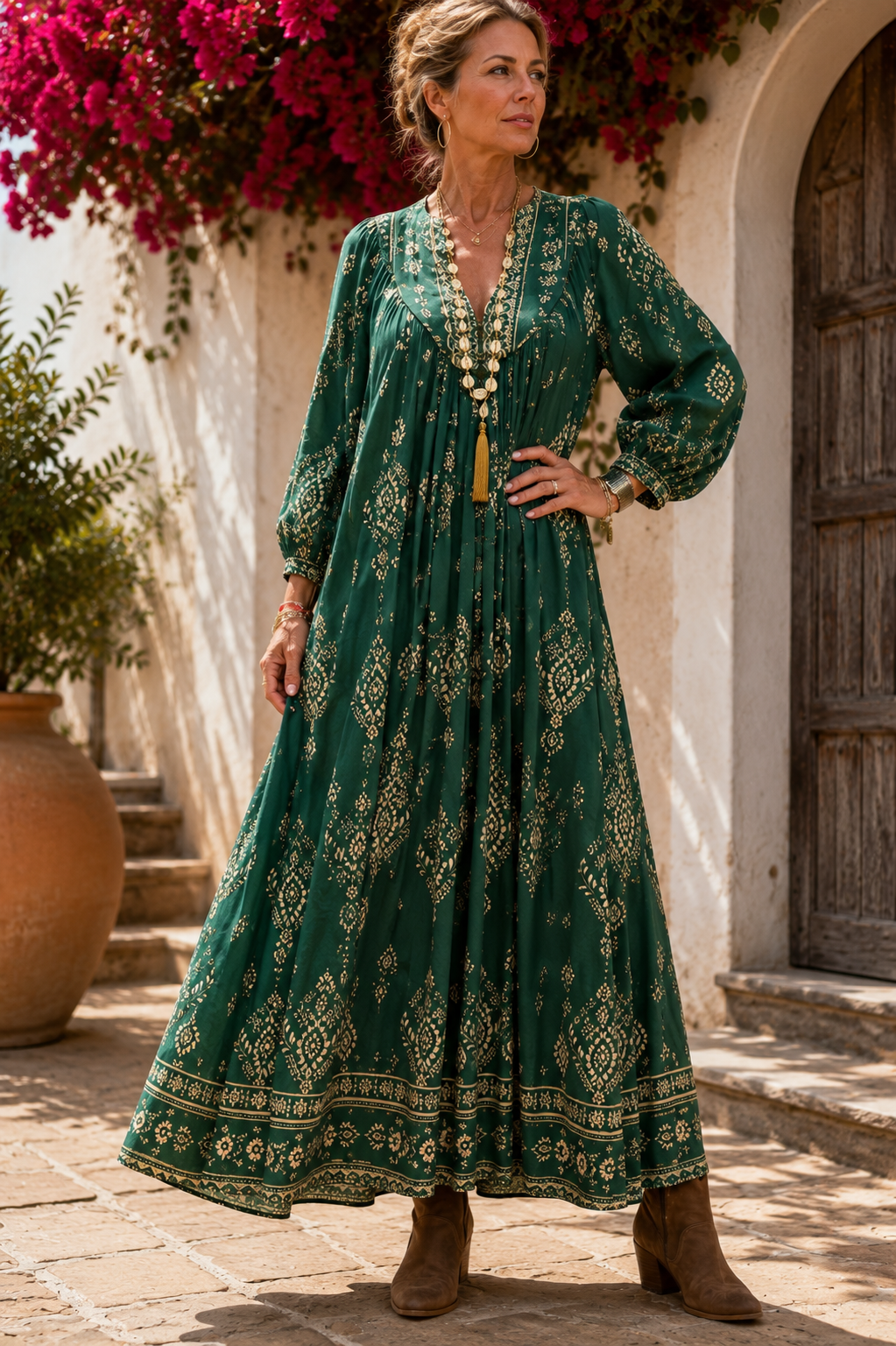 Maxi Vestido Túnica Imperial