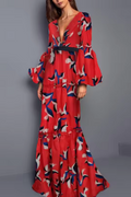 Maxi Vestido Estampado Gaviota