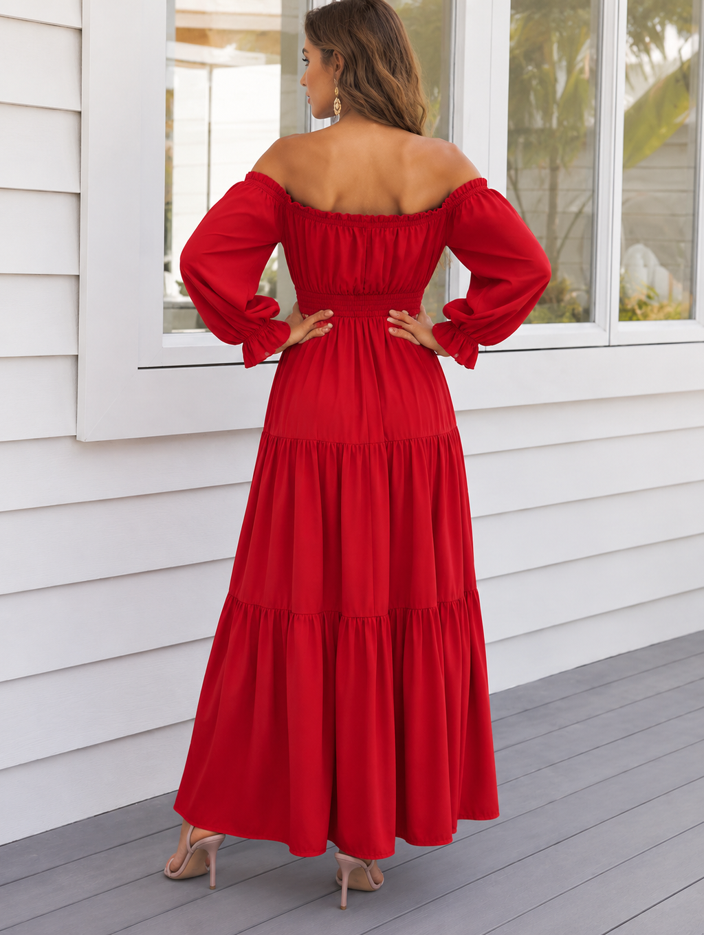Itza/ Vestido Boho Chic con Abertura