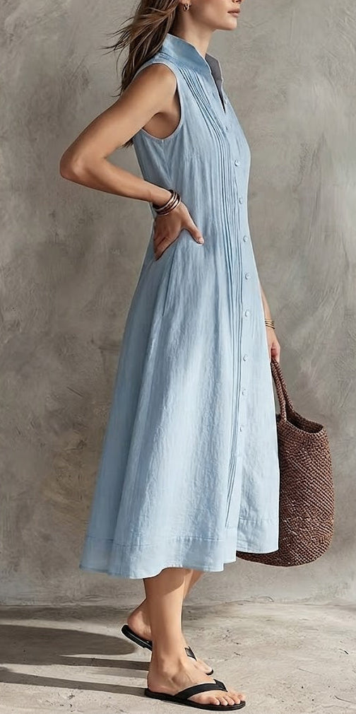 Vestido Casual Plisado Andrea