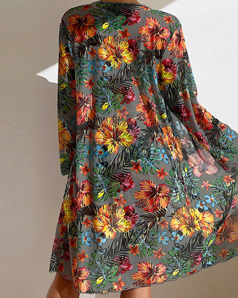 Patricia - Bikini con Cover-Up Floral
