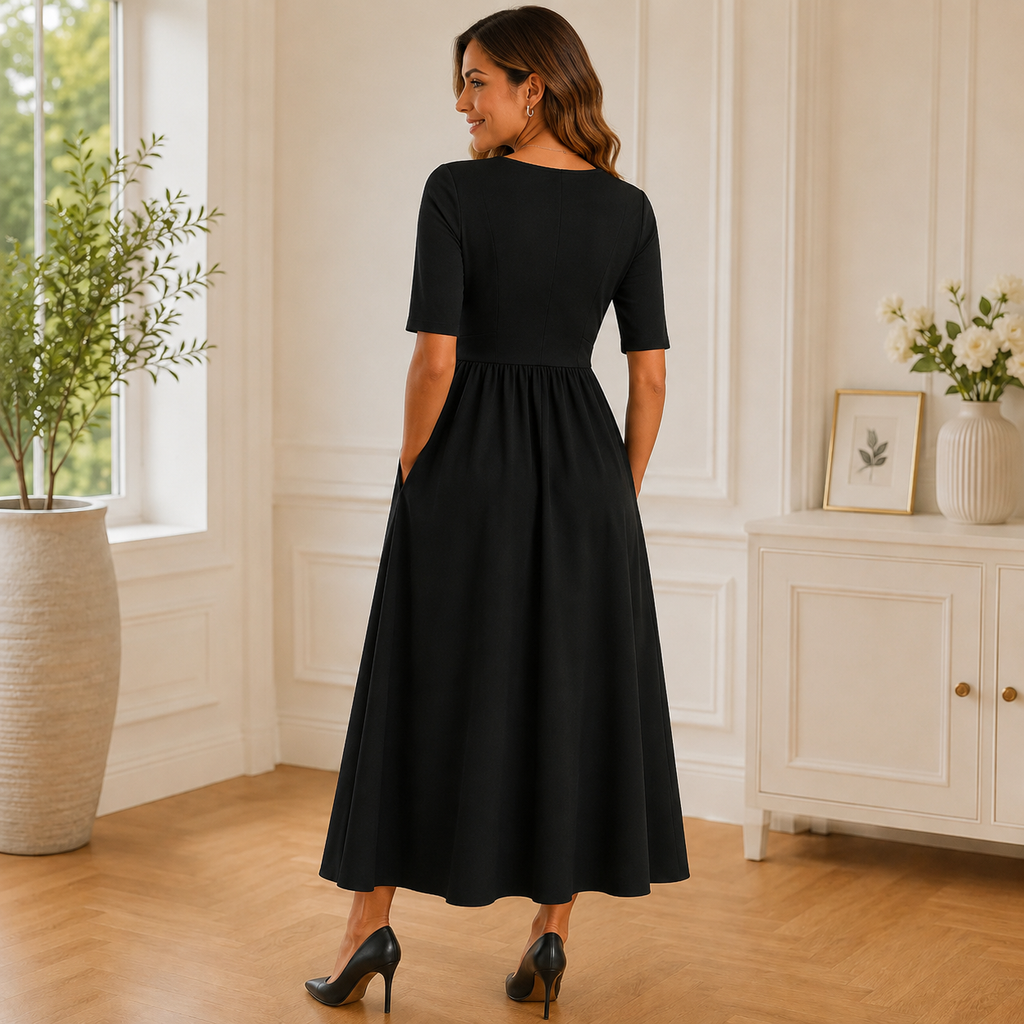 Karen /Vestido Midi Cruzado