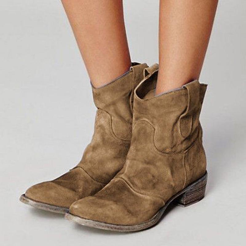 CARLOTTA | Botines de mujer en suave ante con estilo