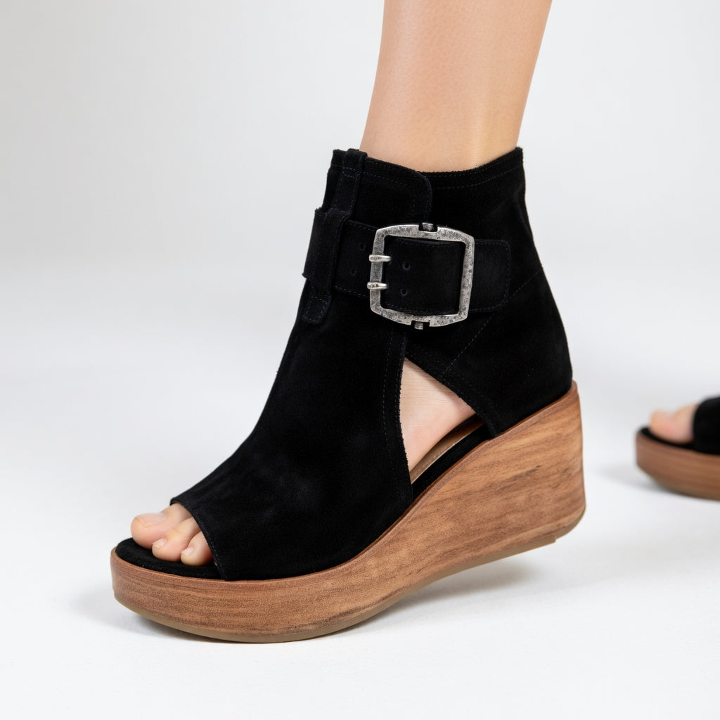 Orelisa | Tacones de cuña abiertos estilo moderno