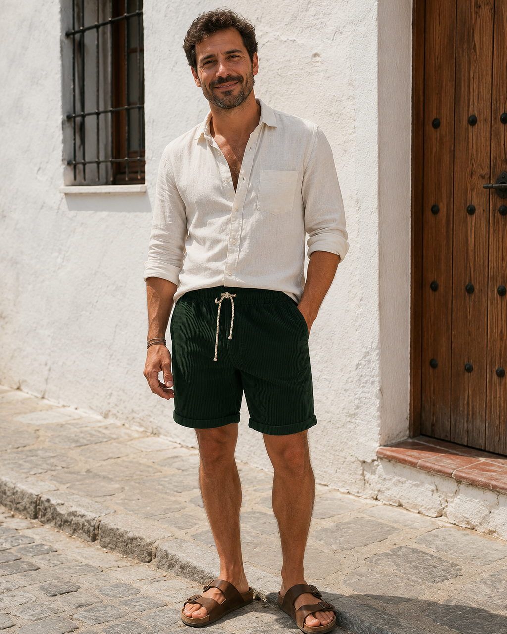 David™ | Pantalón corto de pana