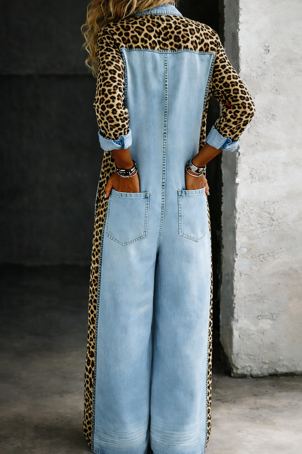 Enterizo Maxi Contraste Print