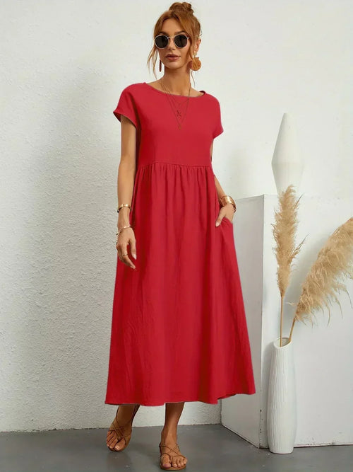 Ana/Vestido Lino Soft