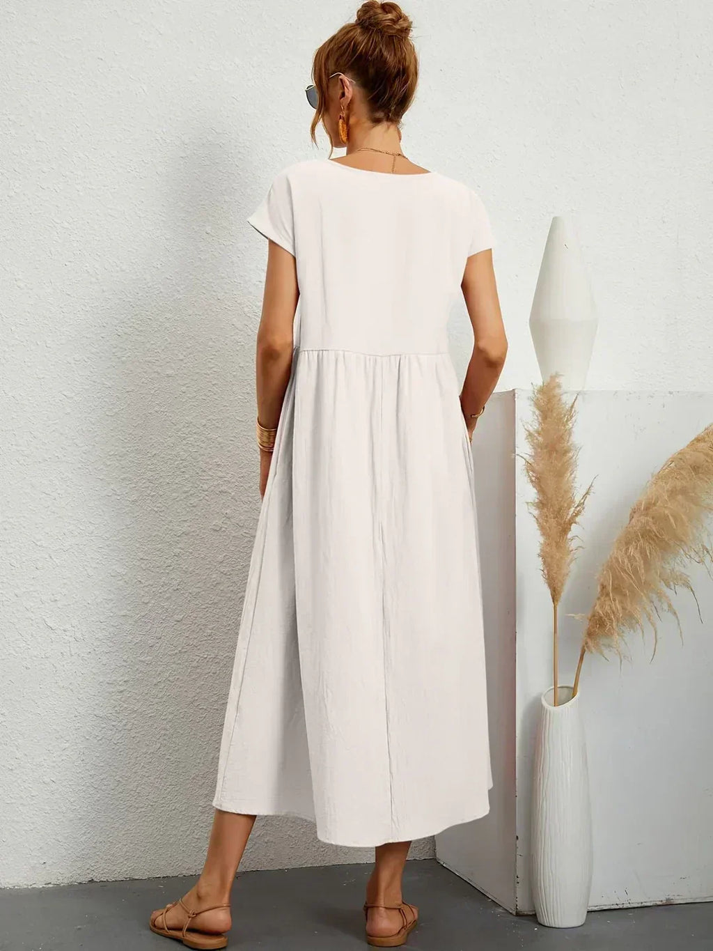 Ana/Vestido Lino Soft