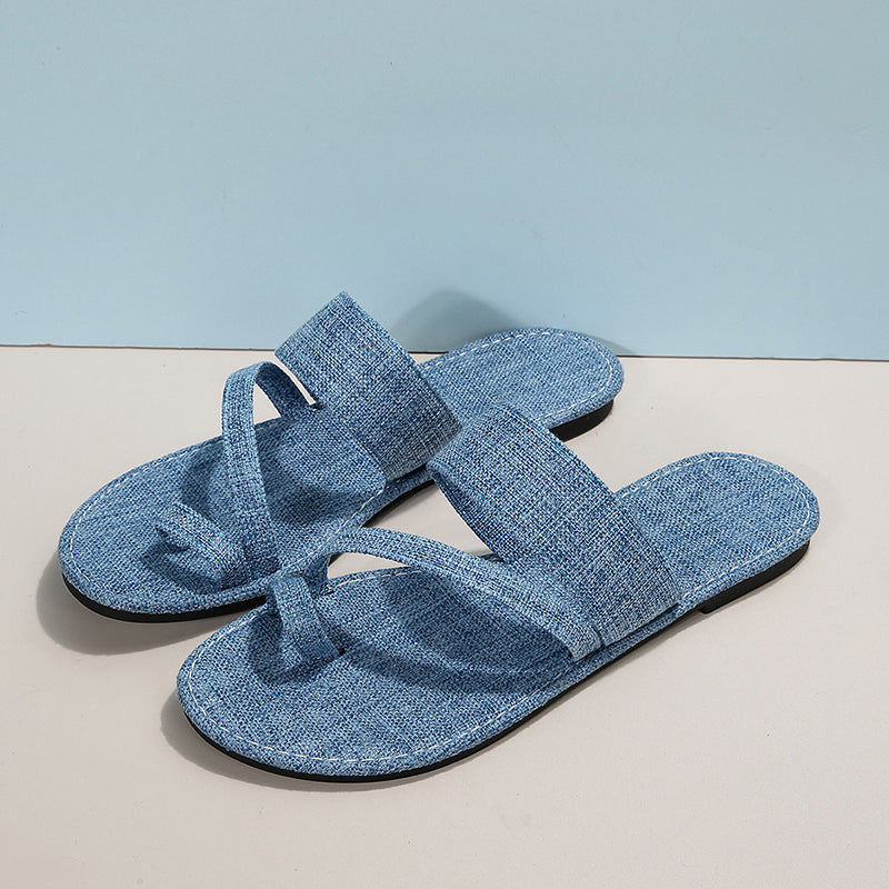 Sandalias Minimalistas "Summer Denim"