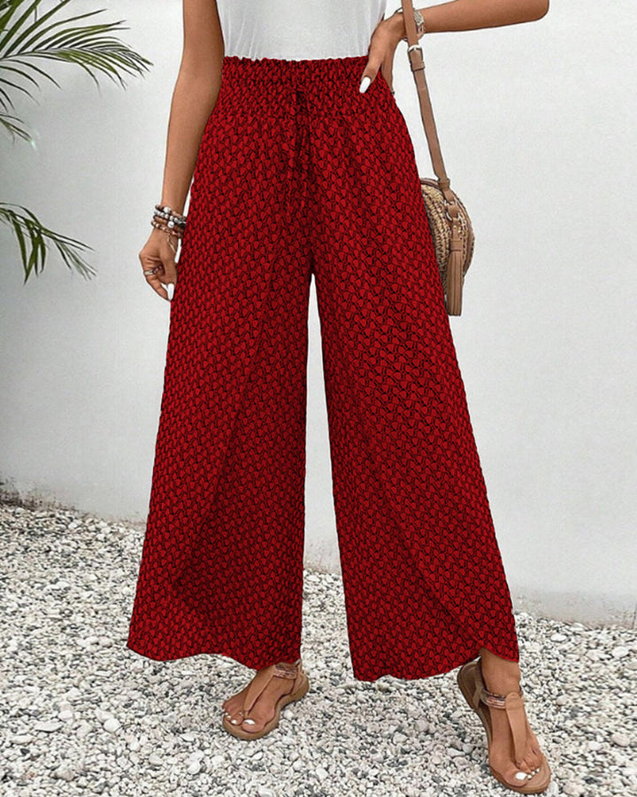 Zara | Pantalones Impresos con Volantes