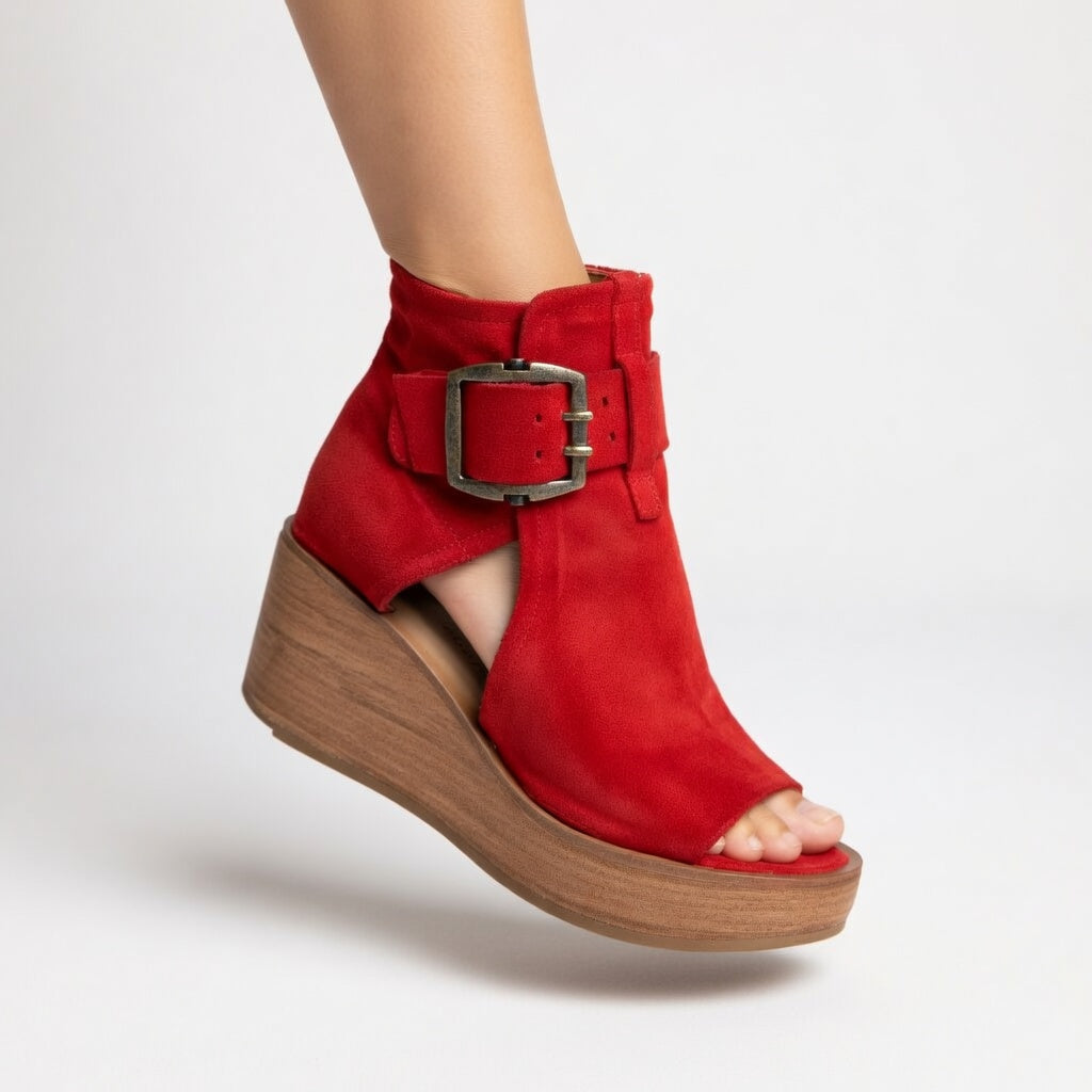 Orelisa | Tacones de cuña abiertos estilo moderno