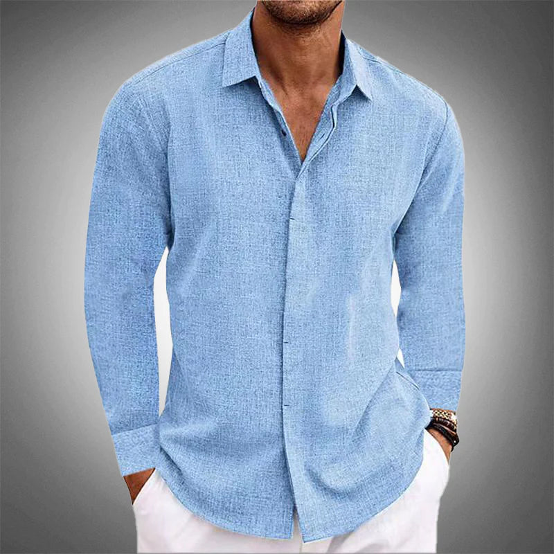Roberto | Camisa Manga Larga Elegante y Casual