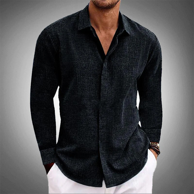 Roberto | Camisa Manga Larga Elegante y Casual