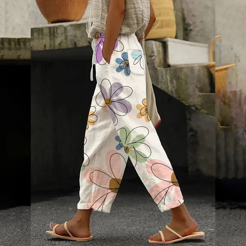 pantalón Estampado Évora Bloom