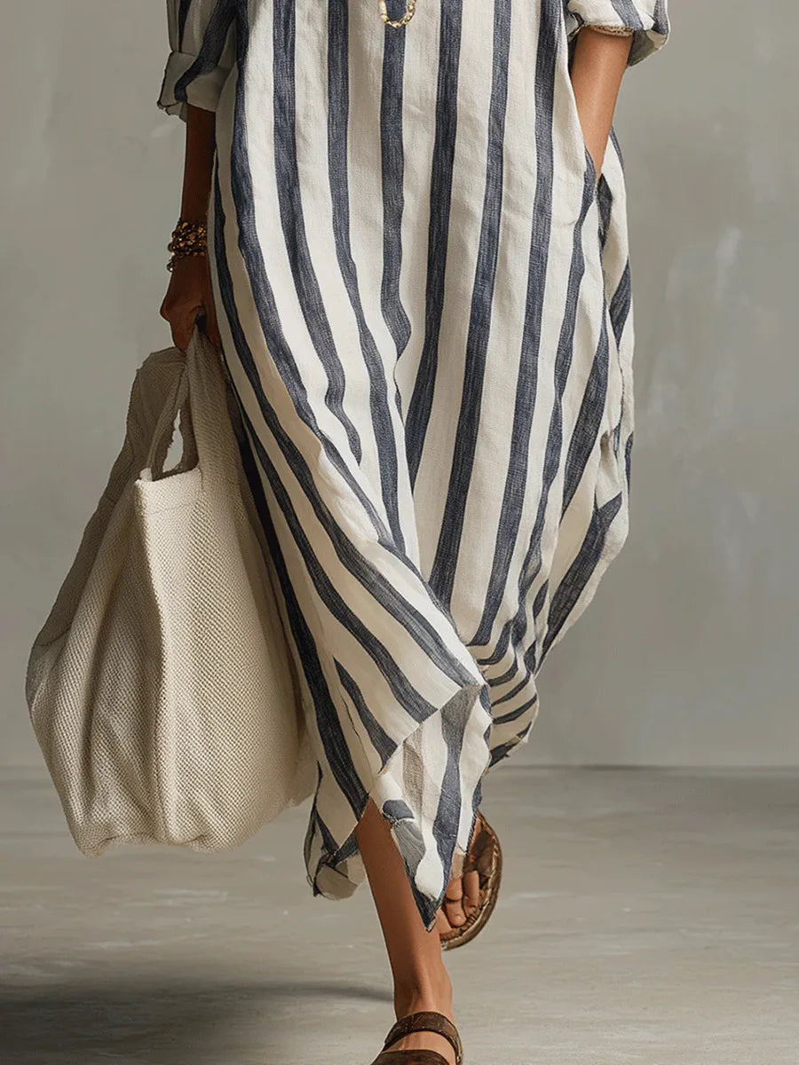 Vestido Camisero Náutico