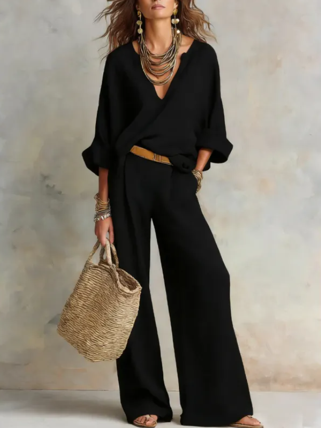 Conjunto Lino Total Noir