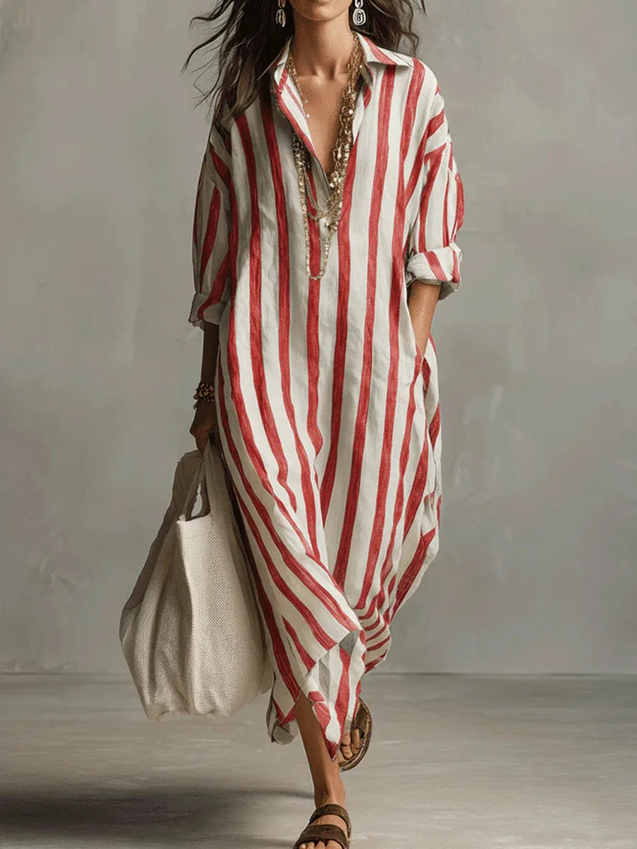 Vestido Camisero Náutico