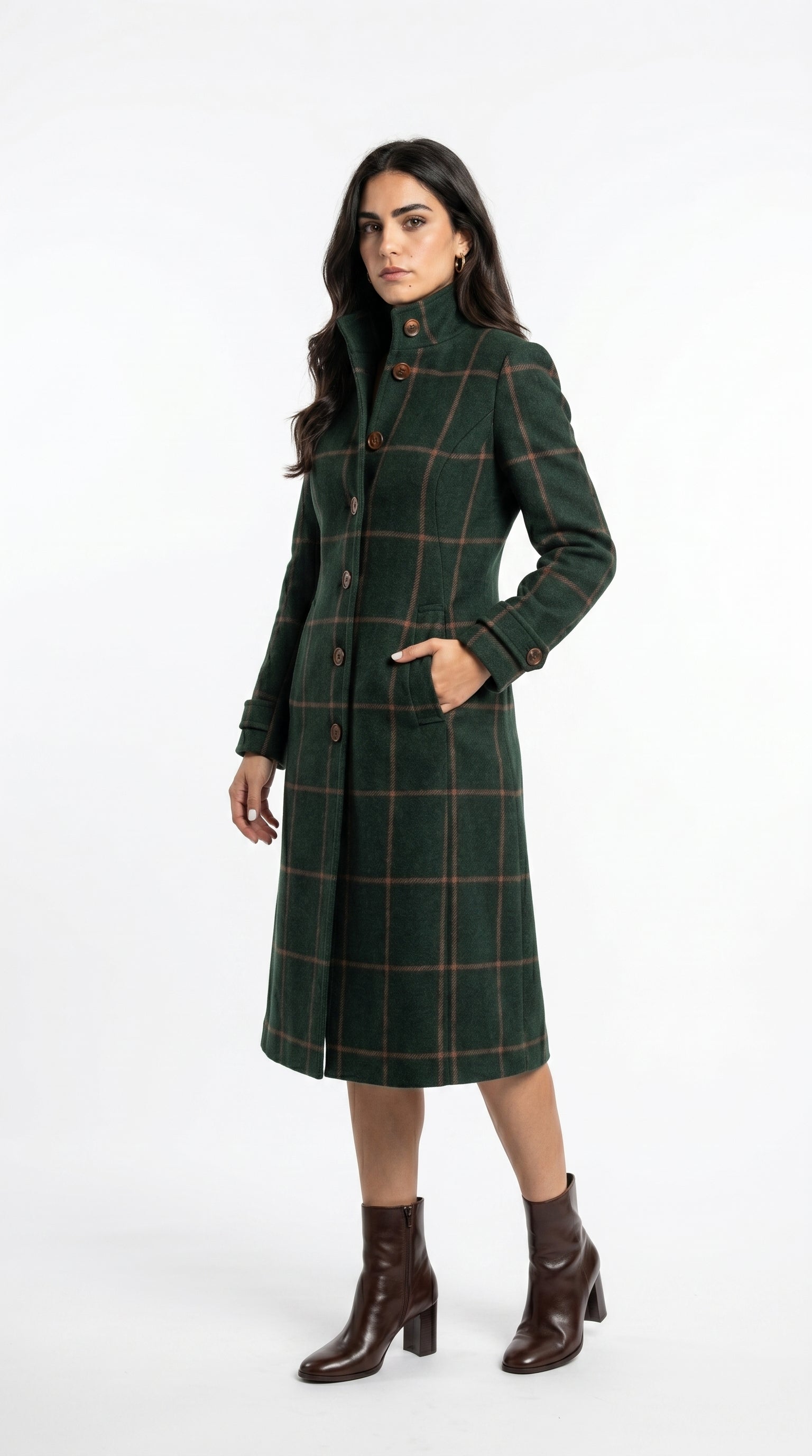 CAMILA | Abrigo estampado de temporada