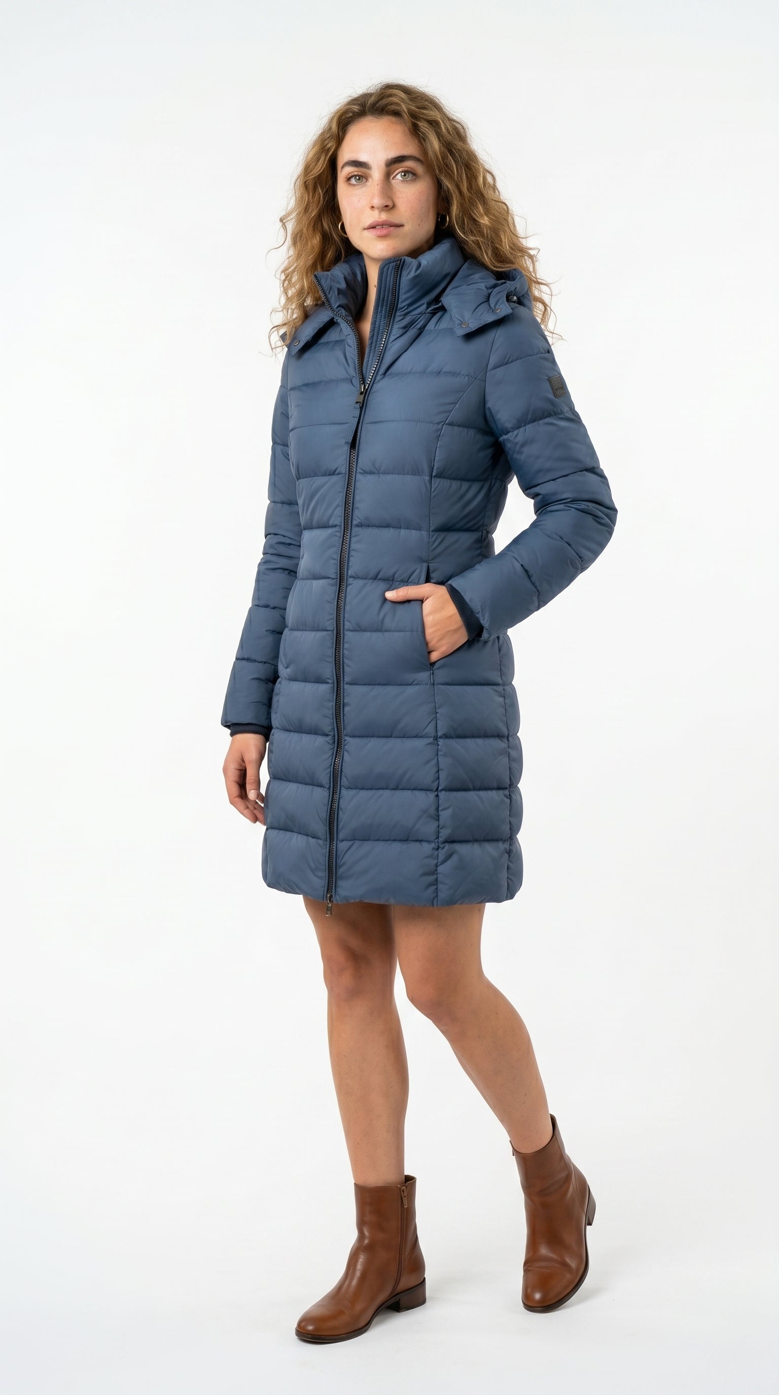 AMAZONIA | Parka larga con capucha