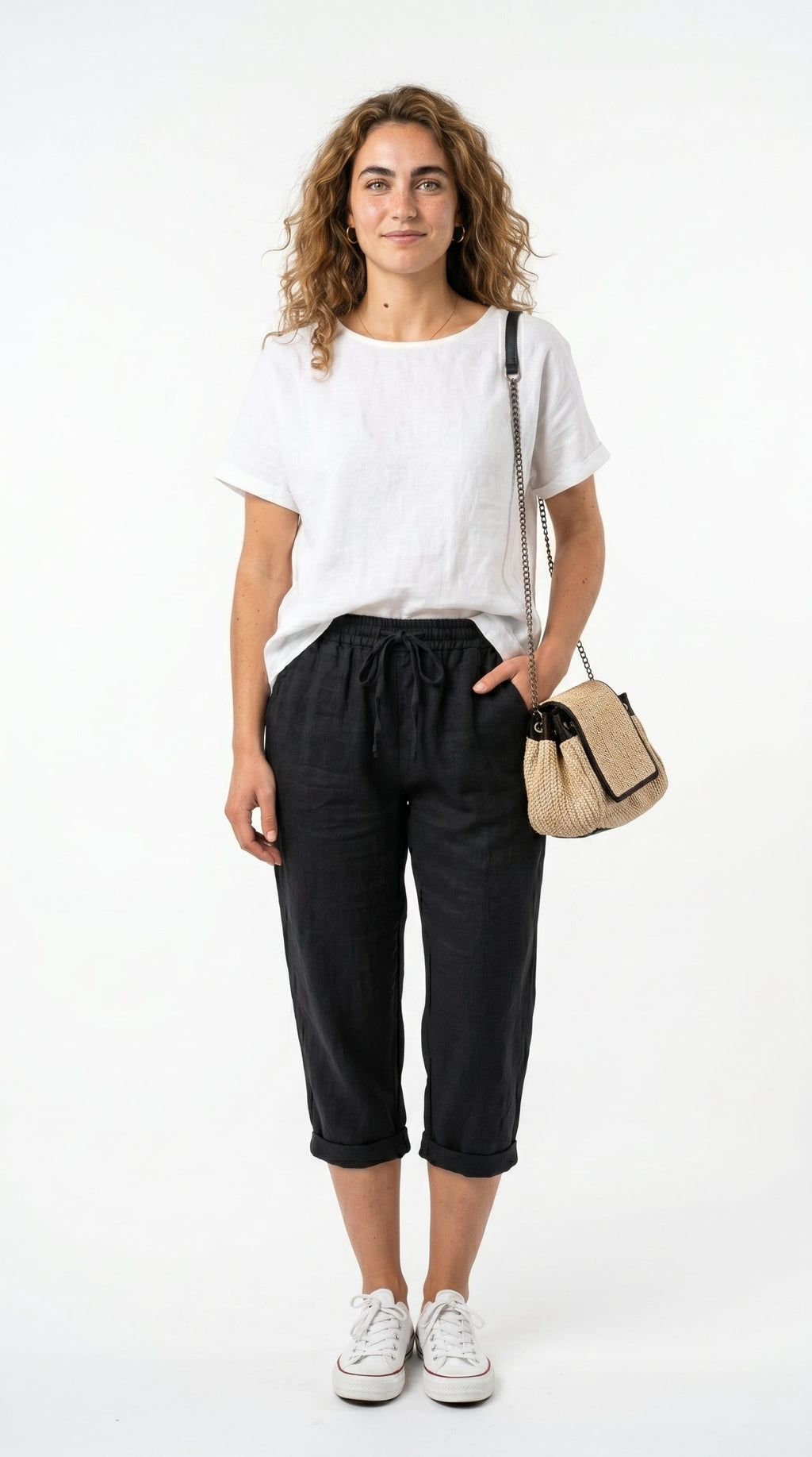 Jemma | Pantalones Cortos Versátiles a la Altura de la Rodilla