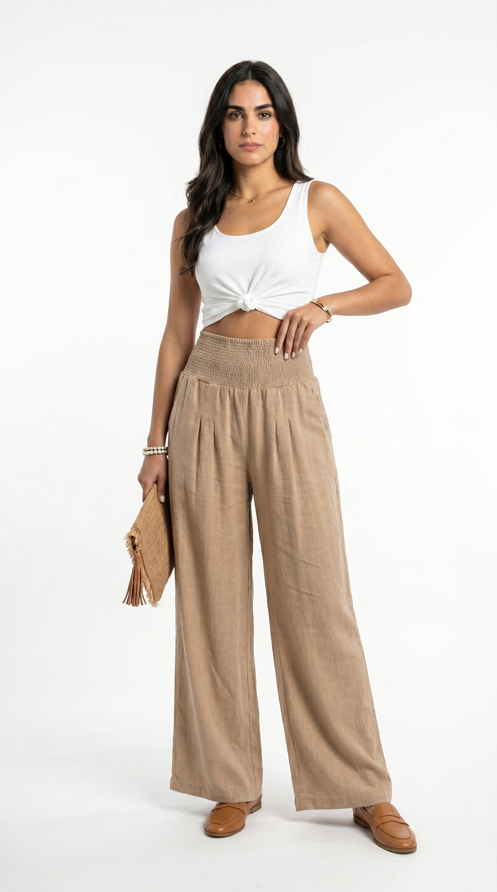 Mira | Pantalones de Pierna Ancha