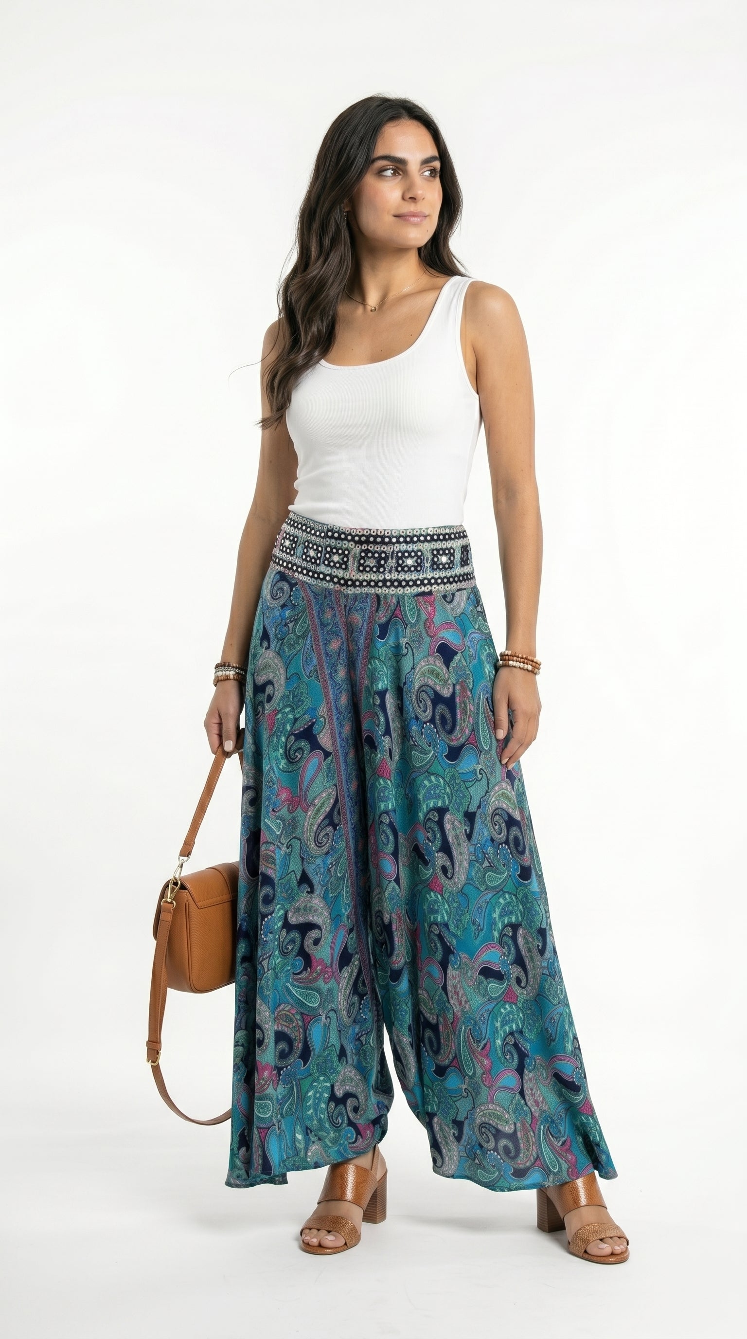 VIBRA | Pantalón boho estampado