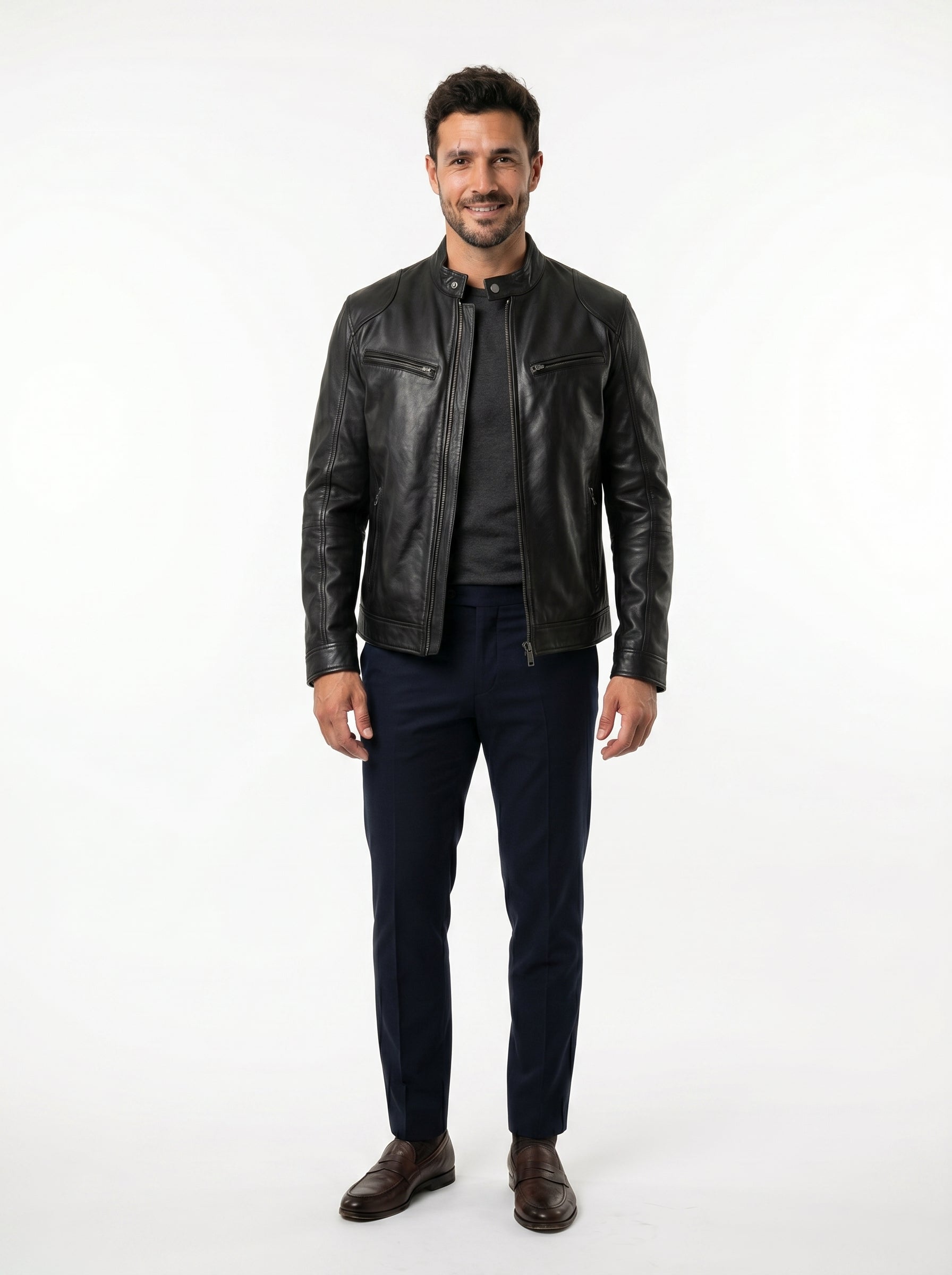 SCOTT | Chaqueta de cuero de temporada