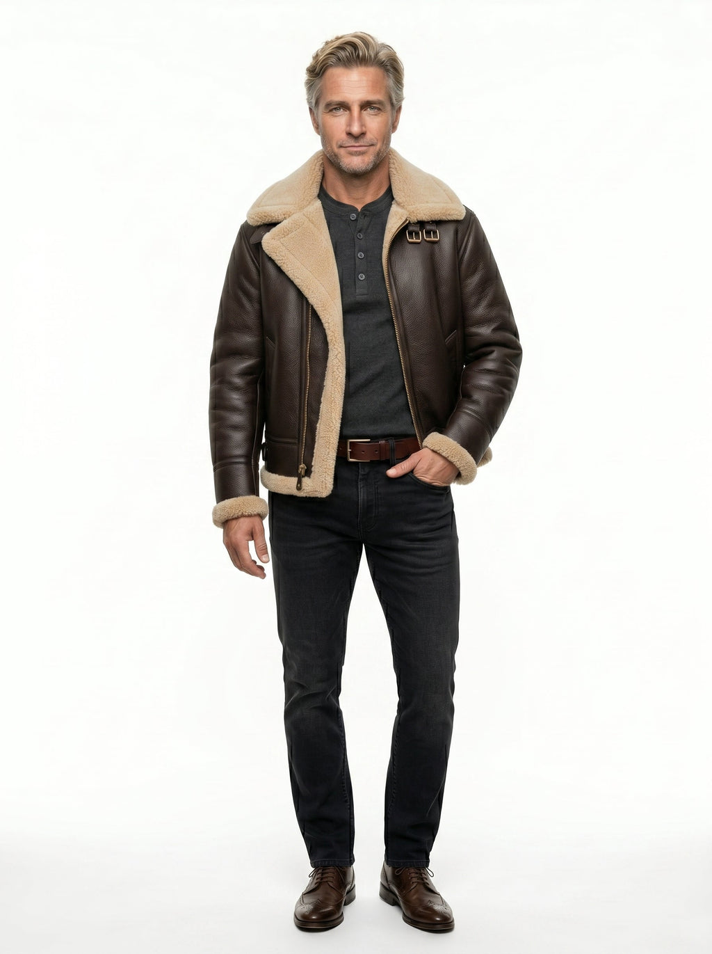 MAVERICK | Chaqueta de cuero acolchada