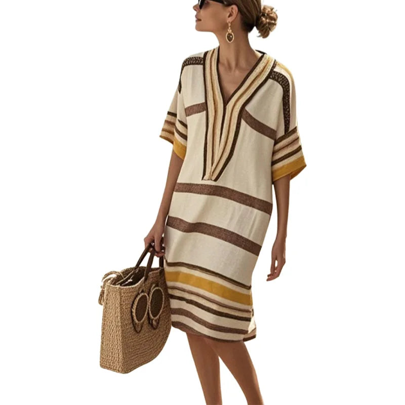 Vestido Casual Costa de Marfil