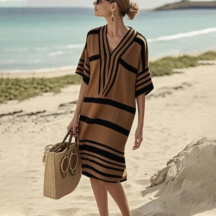 Vestido Casual Costa de Marfil