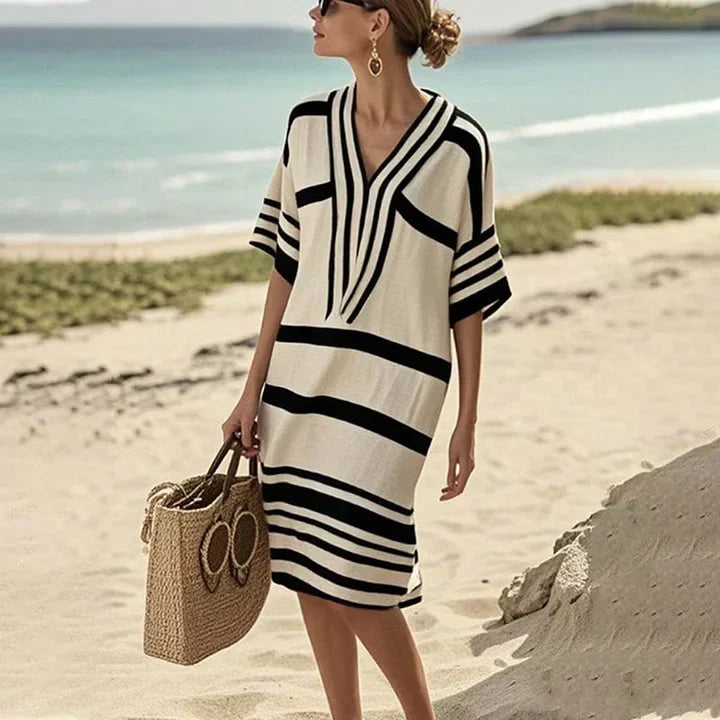 Vestido Casual Costa de Marfil