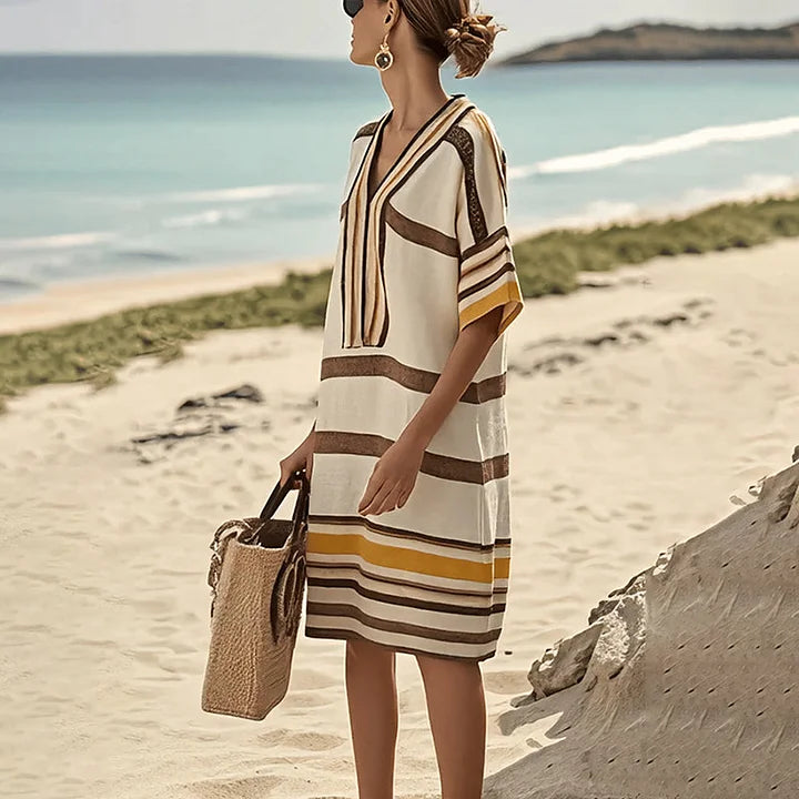 Vestido Casual Costa de Marfil