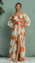 Vestido Glam Romance Otoñal