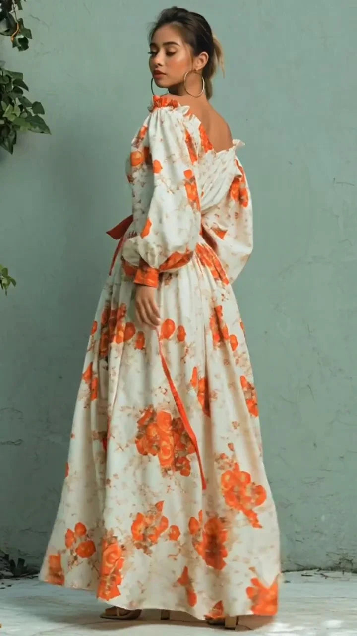 Vestido Glam Romance Otoñal
