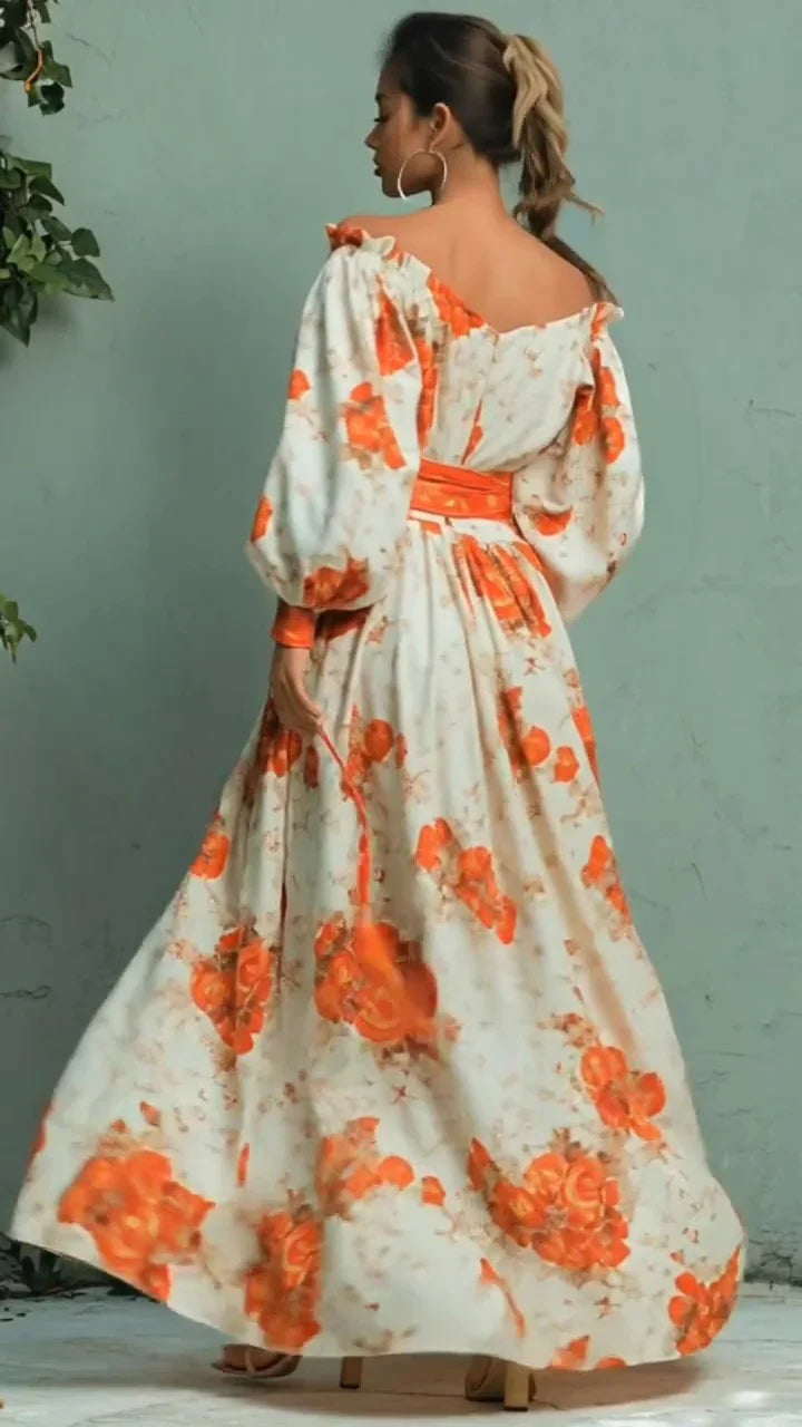 Vestido Glam Romance Otoñal