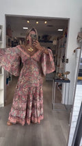 Vestido Encanto Floral Vintage