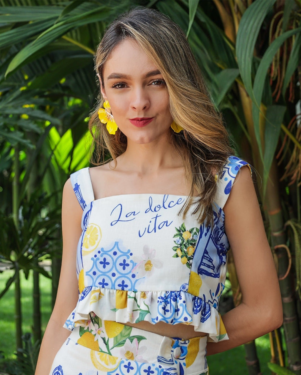 Conjunto de Falda Floral Nikté